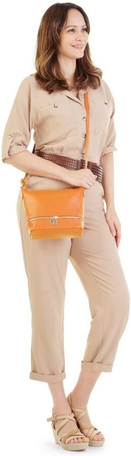 Cluty Schoudertas echt leer made in italy - Foto 6