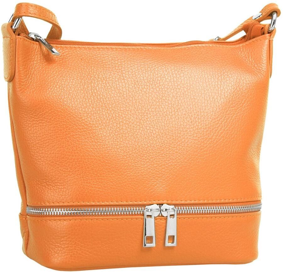 Cluty Schoudertas echt leer made in italy