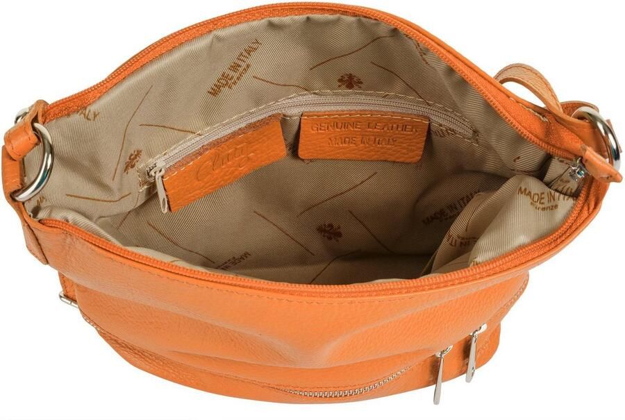 Cluty Schoudertas echt leer made in italy - Foto 4