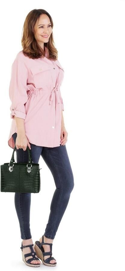 Cluty Schoudertas echt leer made in italy - Foto 2