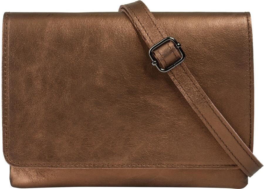 Cluty Schoudertas echt leer made in italy - Foto 2