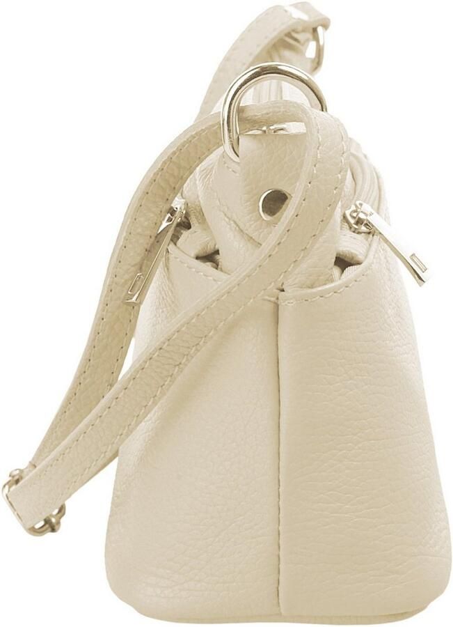 Cluty Schoudertas echt leer made in italy - Foto 2