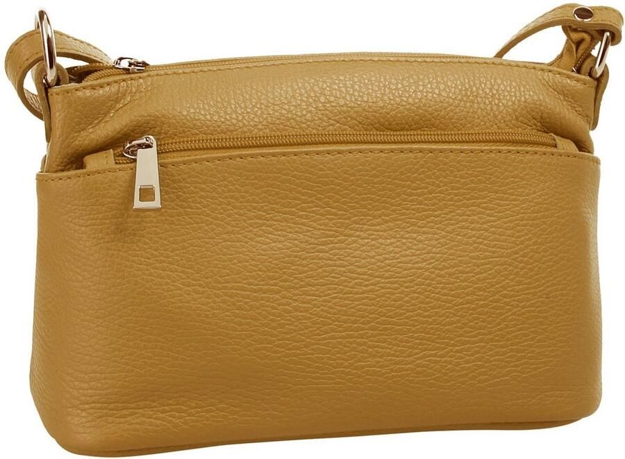 Cluty Schoudertas echt leer made in italy