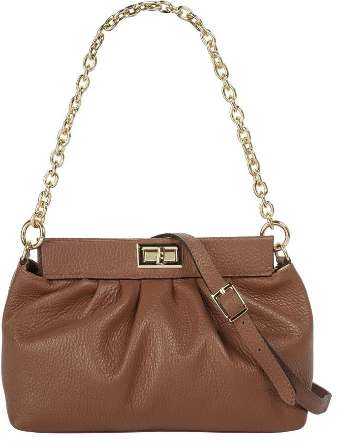 Cluty Schoudertas echt leer made in italy - Foto 9