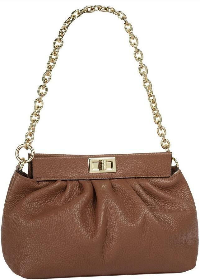 Cluty Schoudertas echt leer made in italy - Foto 3