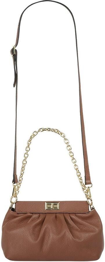 Cluty Schoudertas echt leer made in italy - Foto 6