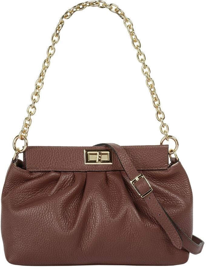 Cluty Schoudertas echt leer made in italy - Foto 9