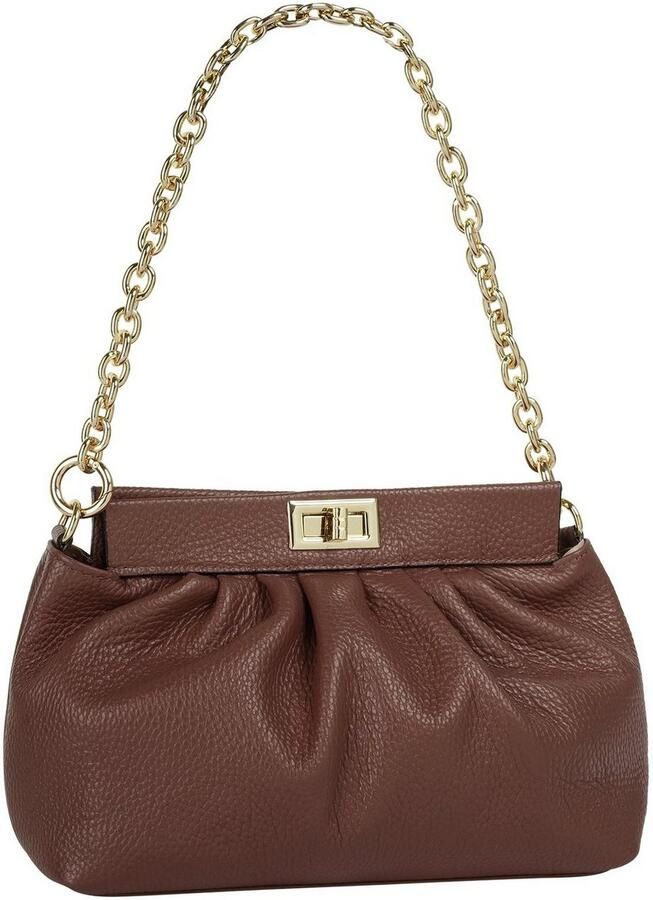 Cluty Schoudertas echt leer made in italy - Foto 3