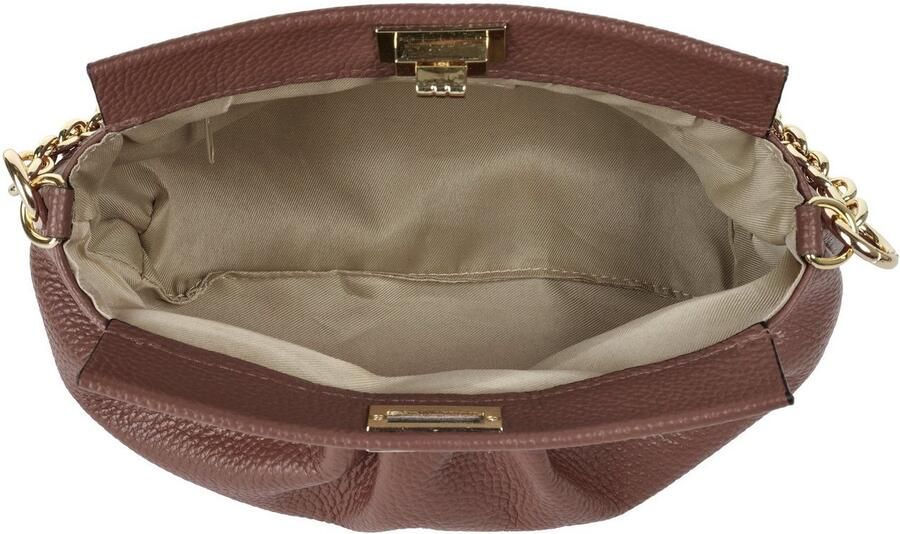 Cluty Schoudertas echt leer made in italy - Foto 5