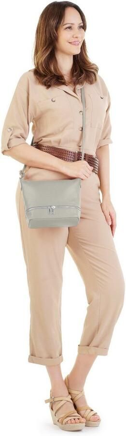 Cluty Schoudertas echt leer made in italy - Foto 6