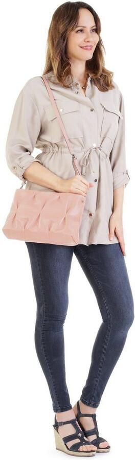 Cluty Schoudertas echt leer made in italy - Foto 7