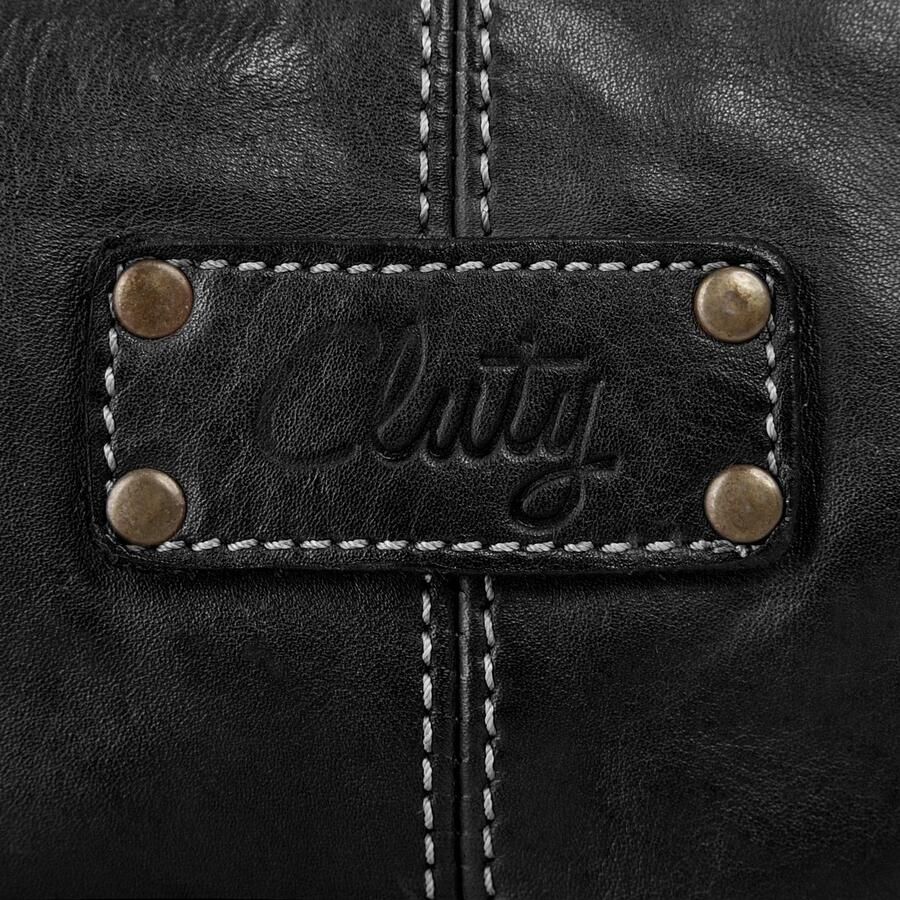 Cluty Schoudertas echt leer made in italy