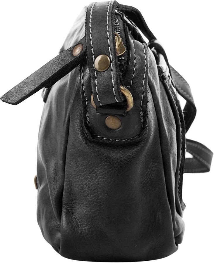 Cluty Schoudertas echt leer made in italy - Foto 2