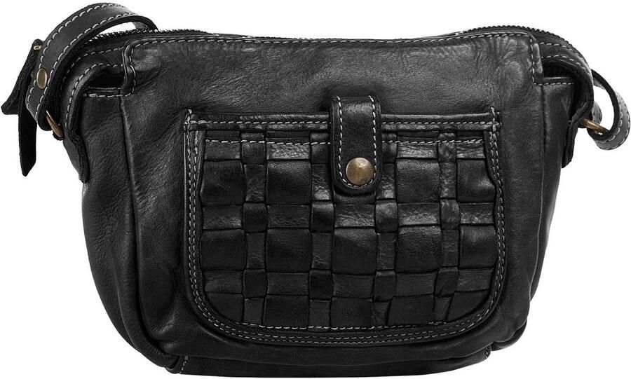 Cluty Schoudertas echt leer made in italy - Foto 4