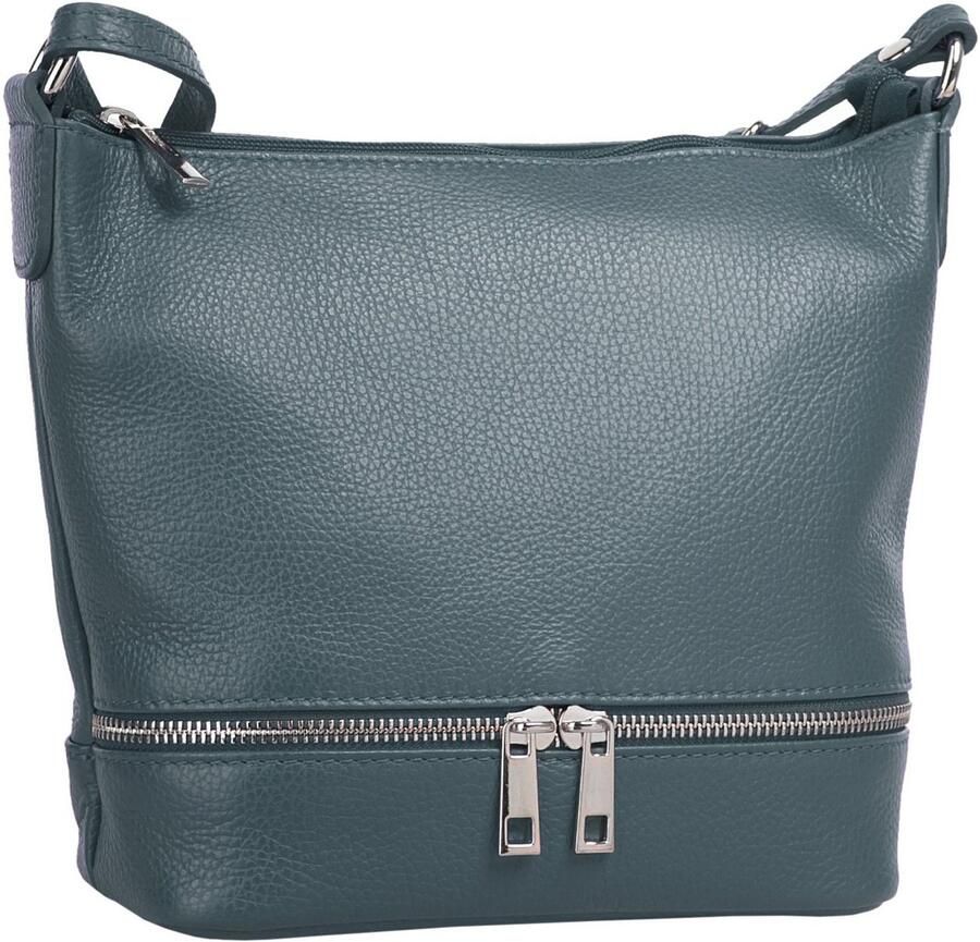 Cluty Schoudertas echt leer made in italy