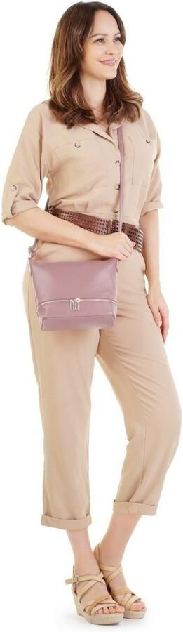 Cluty Schoudertas echt leer made in italy - Foto 6