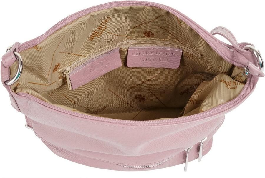 Cluty Schoudertas echt leer made in italy - Foto 4