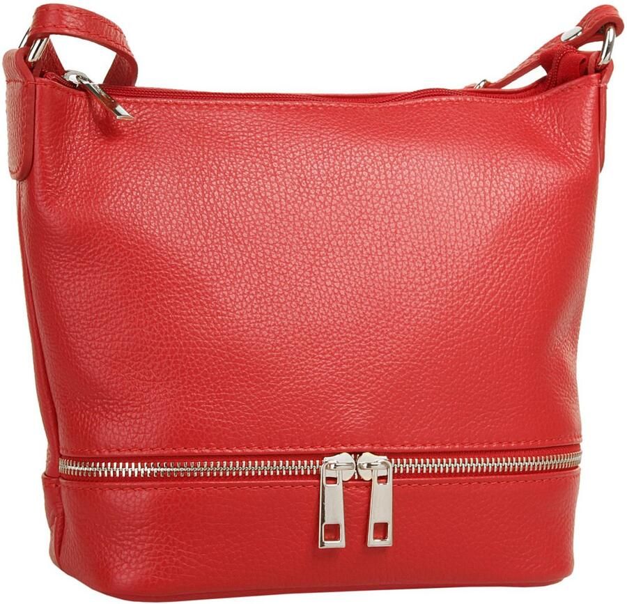 Cluty Schoudertas echt leer made in italy