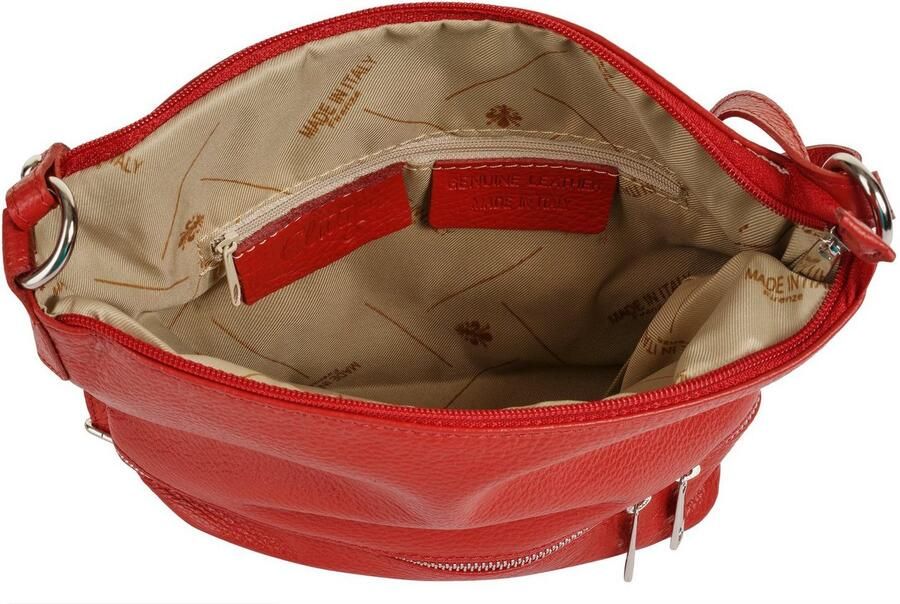 Cluty Schoudertas echt leer made in italy - Foto 3