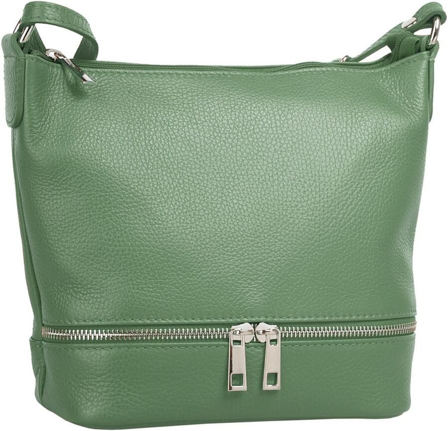 Cluty Schoudertas echt leer made in italy