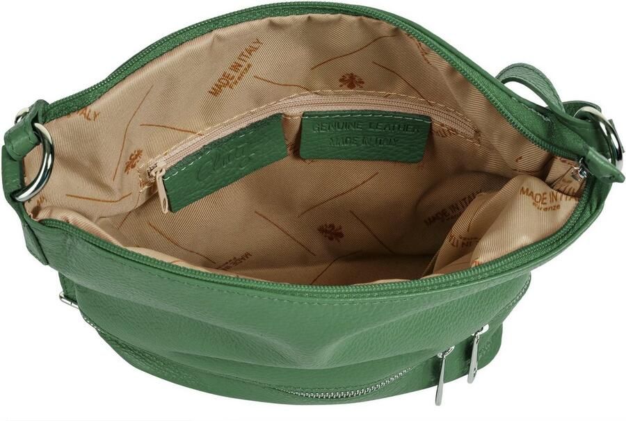 Cluty Schoudertas echt leer made in italy - Foto 4