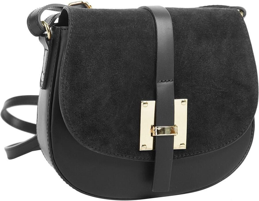 Cluty Schoudertas echt leer made in italy - Foto 5