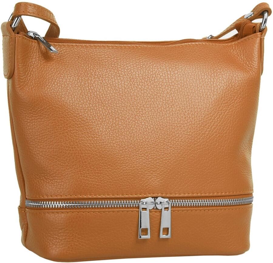 Cluty Schoudertas echt leer made in italy