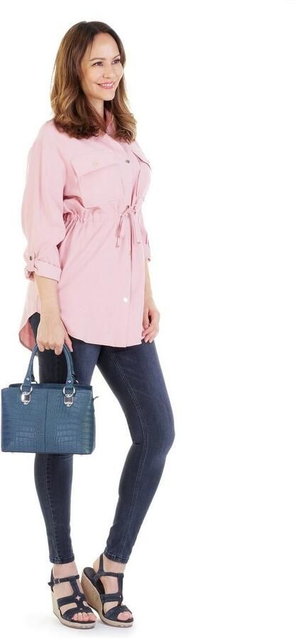 Cluty Schoudertas echt leer made in italy - Foto 2