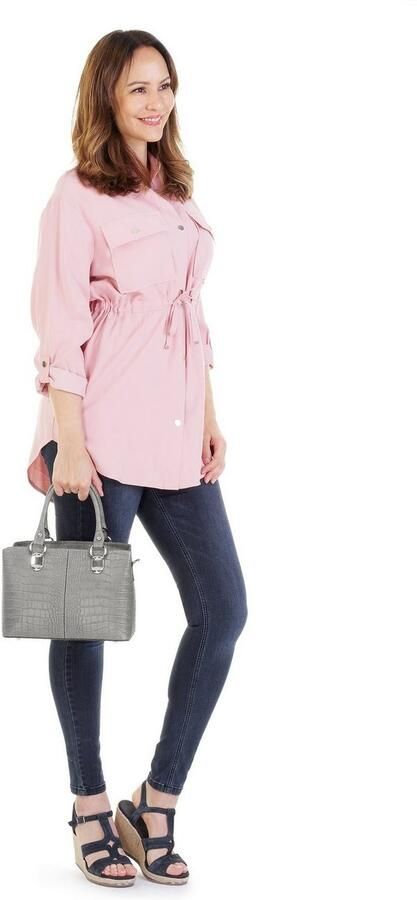 Cluty Schoudertas echt leer made in italy - Foto 2