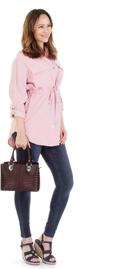 Cluty Schoudertas echt leer made in italy - Foto 2