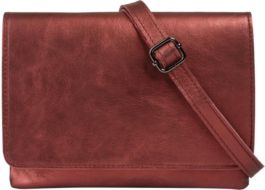 Cluty Schoudertas echt leer made in italy - Foto 2