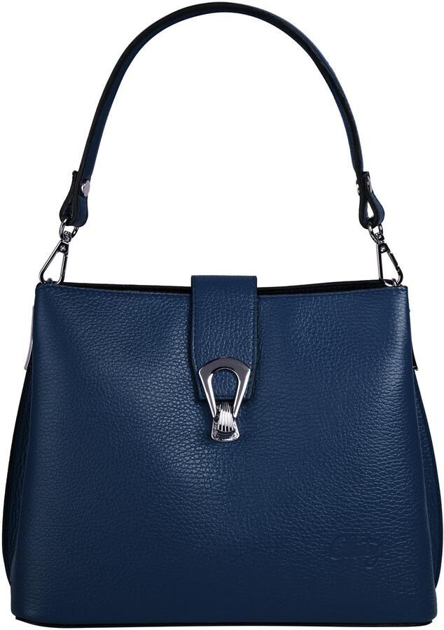 Cluty Schoudertas echt leer made in italy - Foto 5