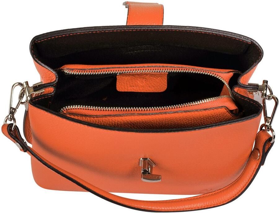 Cluty Schoudertas echt leer made in italy