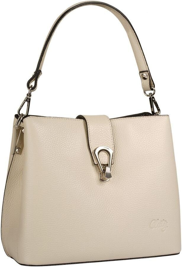 Cluty Schoudertas echt leer made in italy - Foto 3