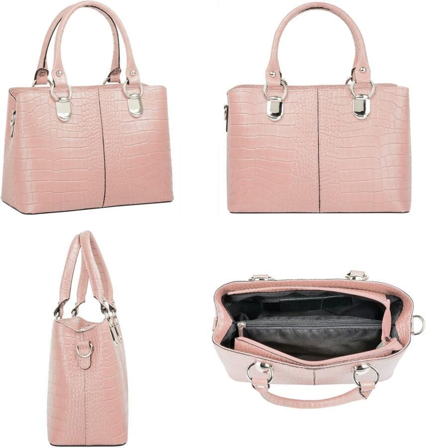 Cluty Schoudertas echt leer made in italy