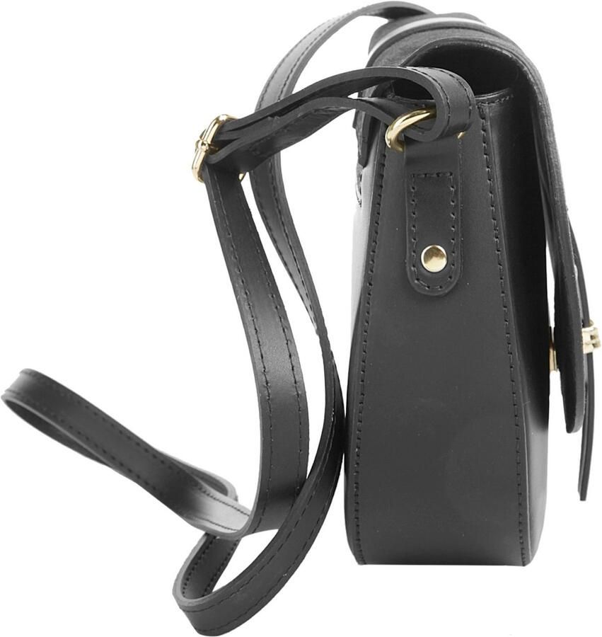 Cluty Schoudertas echt leer made in italy - Foto 2