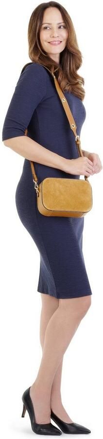 Cluty Schoudertas echt leer made in italy - Foto 7