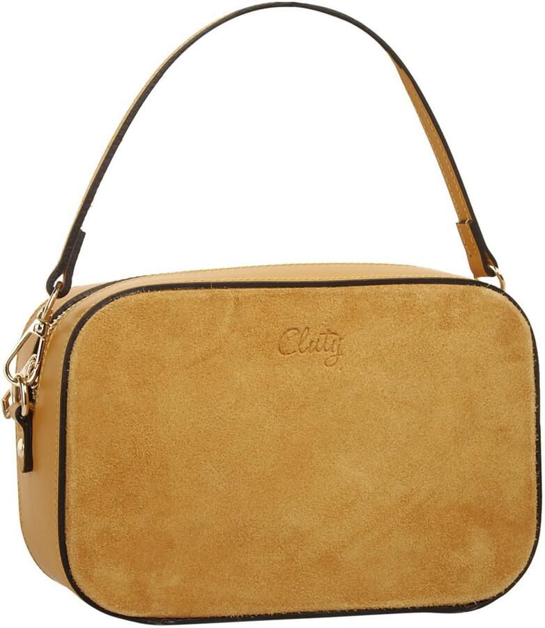 Cluty Schoudertas echt leer made in italy - Foto 2