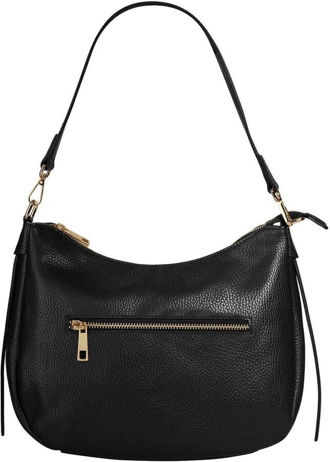 Cluty Schoudertas echt leer made in italy