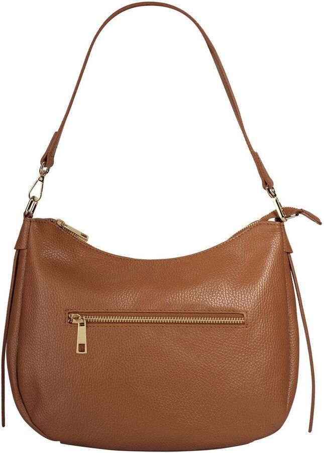 Cluty Schoudertas echt leer made in italy - Foto 4