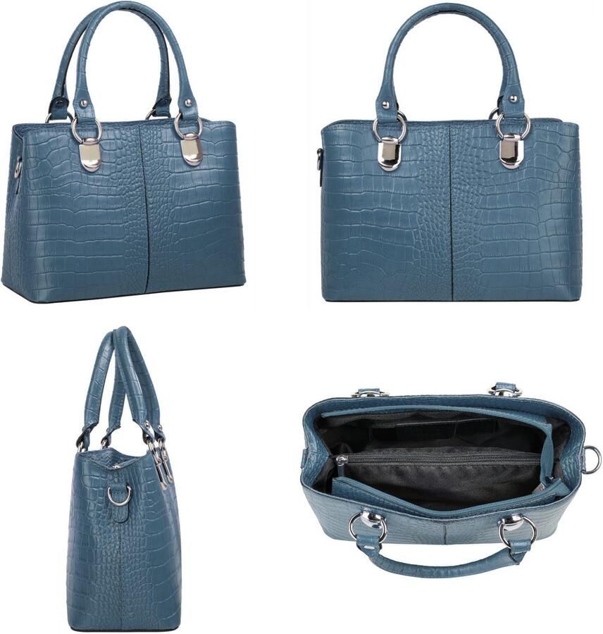 Cluty Schoudertas echt leer made in italy