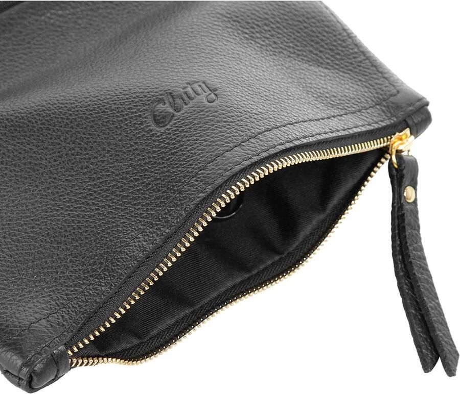 Cluty Schoudertas echt leer made in italy - Foto 2