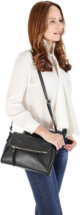 Cluty Schoudertas echt leer made in italy - Foto 8