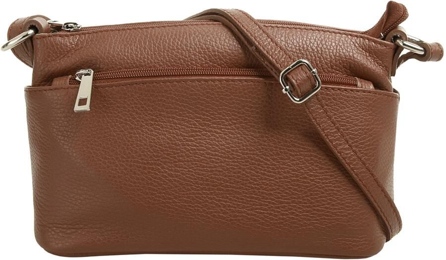 Cluty Schoudertas echt leer made in italy - Foto 7