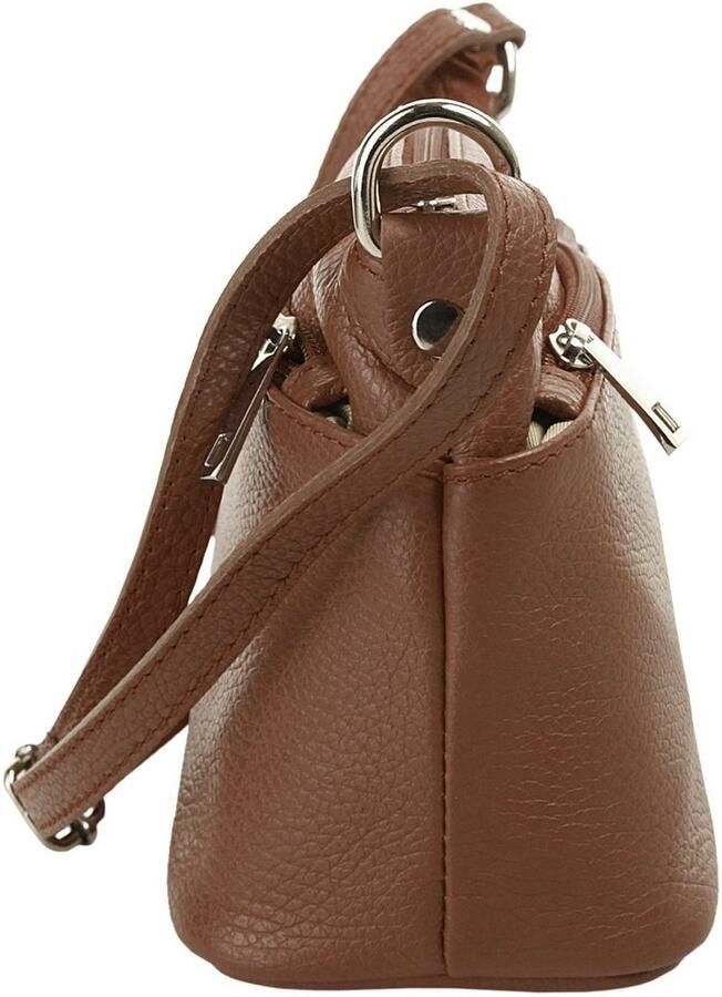 Cluty Schoudertas echt leer made in italy - Foto 2