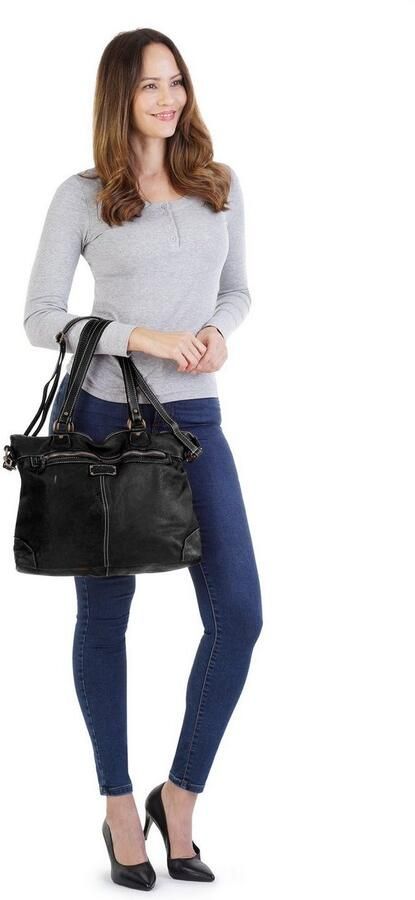 Cluty Shopper echt leer made in italy - Foto 8