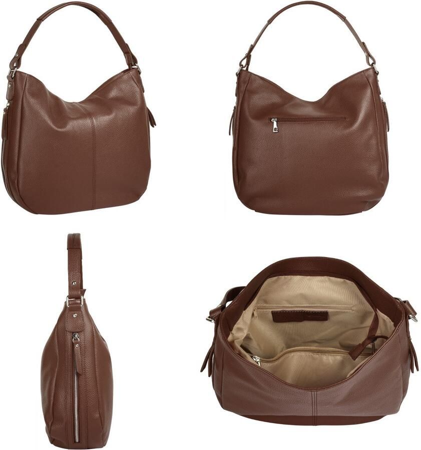 Cluty Shopper echt leer made in italy