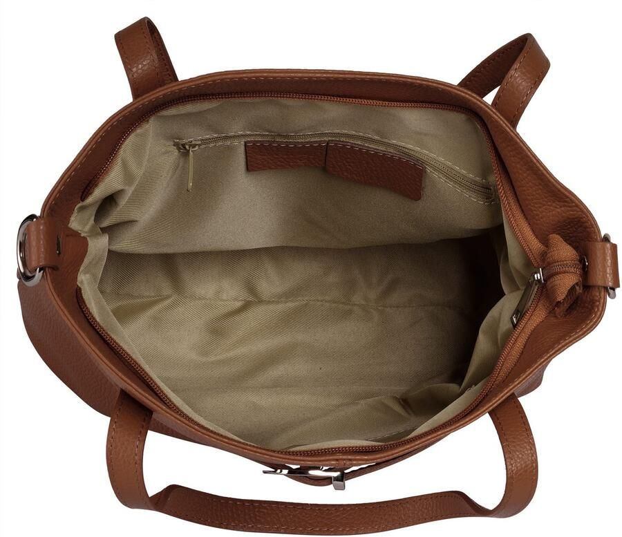 Cluty Shopper echt leer made in italy