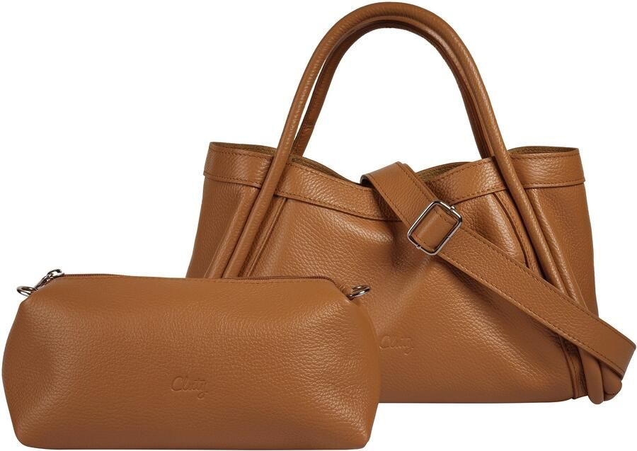 Cluty Tas 2 in 1 echt leer made in italy - Foto 7