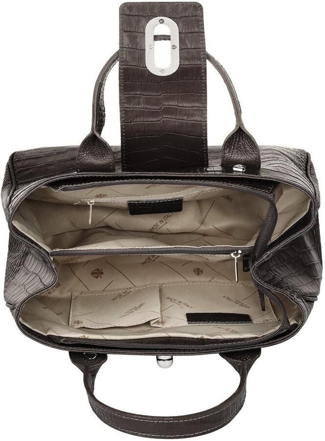 Cluty Tas echt leer made in italy (1-delig) - Foto 4